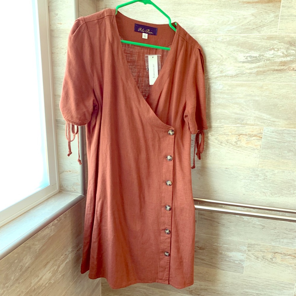 Burnt orange dress